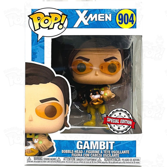 Marvel X-Men Gambit W/cat (#904) Funko Pop Vinyl