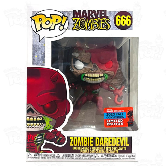 Marvel Zombies Zombie Daredevil (#666) 2020 Fall Convention Funko Pop Vinyl