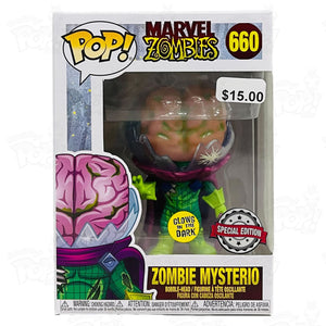 Marvel Zombies Zombie Mysterio (#660) GITD - That Funking Pop Store!