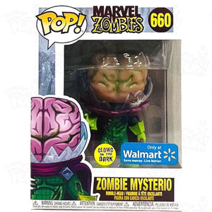 Marvel Zombies Zombie Mysterio (#660) Gitd Walmart Funko Pop Vinyl