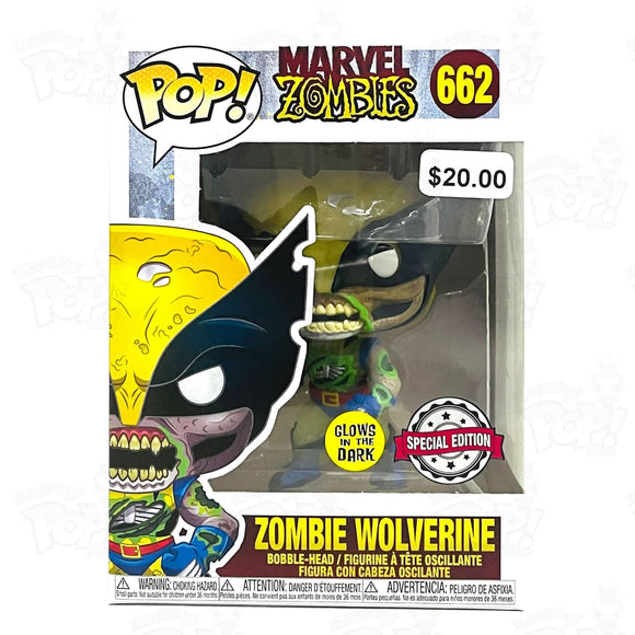 Marvel Zombies Zombie Wolverine (Glow) (#662) - That Funking Pop Store!