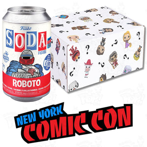 Master Of The Universe Roboto Soda Vinyl + 3 Nycc Pops/soda Funko Pop