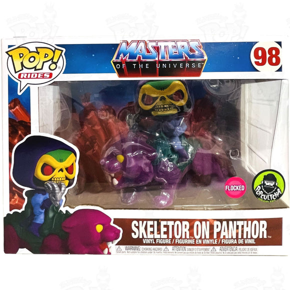 Masters Of The Universe Skeletor On Panthor (#98) Flocked Funko Pop Vinyl