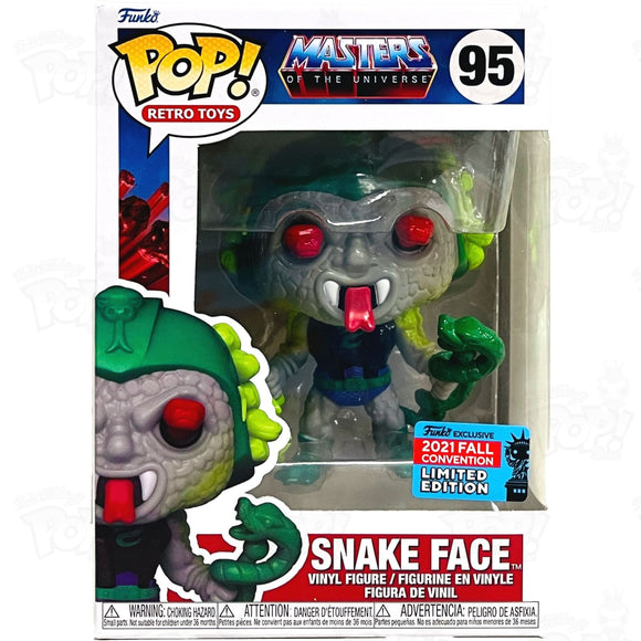 Masters Of The Universe Snake Face (#95) 2021 Fall Convention Funko Pop Vinyl