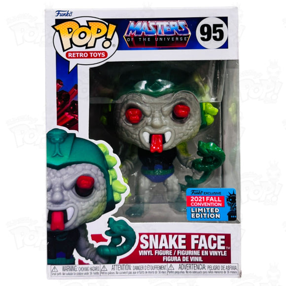 Masters Of The Universe Snake Face (#95) 2021 Fall Convention Funko Pop Vinyl