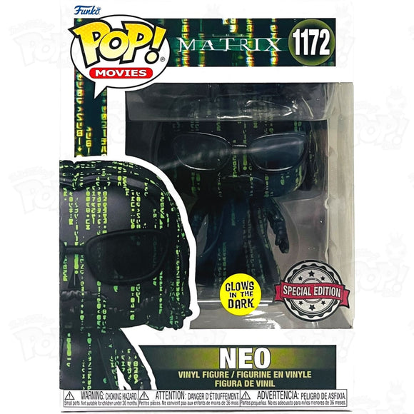 Matrix Resurrections Neo In (#1172) Gitd Funko Pop Vinyl