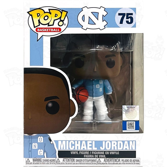 Michael Jordan North Carolina Warm Up (#75) Funko Pop Vinyl