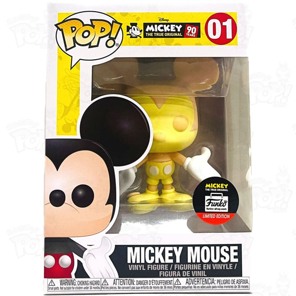 Mickey Mouse (#01) Yellow Funko Pop Vinyl