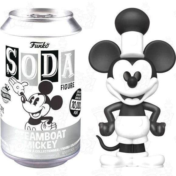 Mickey Mouse Steamboat Vinyl Soda