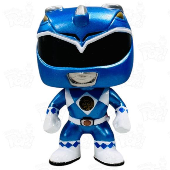 Mighty Morphin Power Rangers Blue Ranger Out-Of-Box Metallic Funko Pop Vinyl