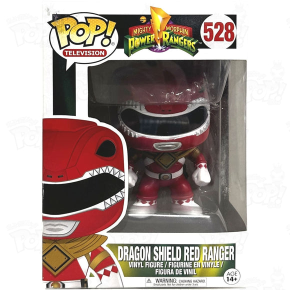 Mighty Morphin Power Rangers Dragon Shield Red Ranger (#528) Damaged Funko Pop Vinyl