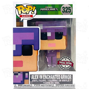 Minecraft Alex In Enchanted Armor (#325) Funko Pop Vinyl