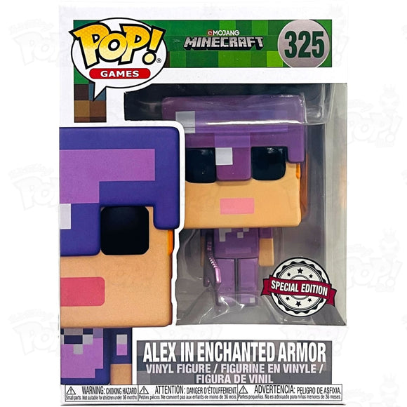 Minecraft Alex In Enchanted Armor (#325) Funko Pop Vinyl