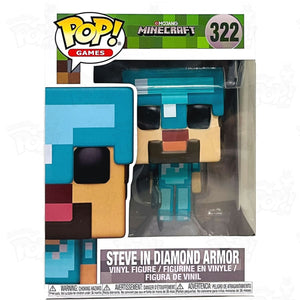 Minecraft Steve In Diamond Armor (#322) Funko Pop Vinyl