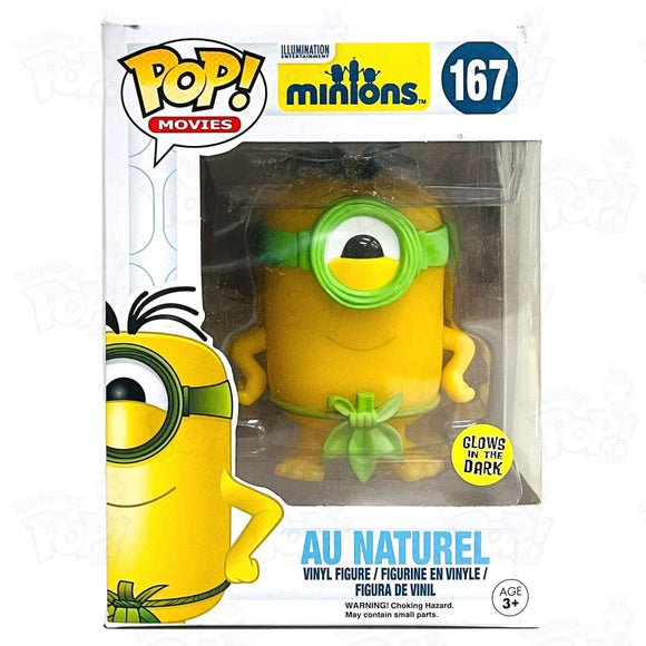 Minions Au Naturel (#167) Gitd Funko Pop Vinyl