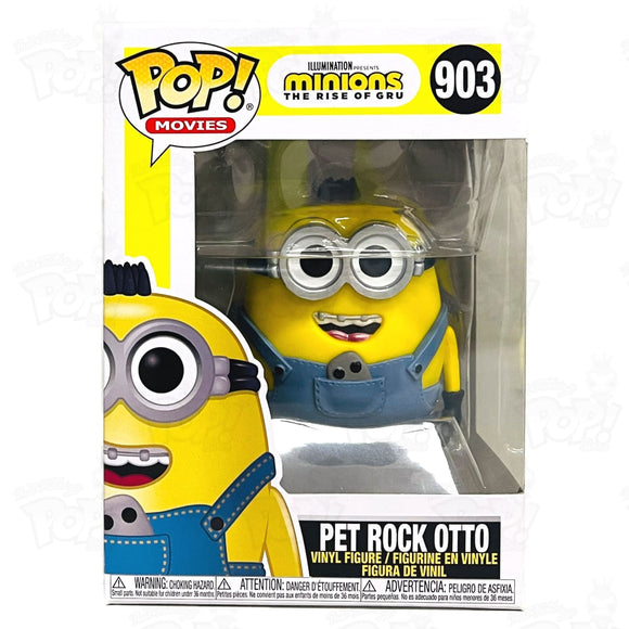 Minions Rise Of Gru Pet Rock Otto (#903) Funko Pop Vinyl