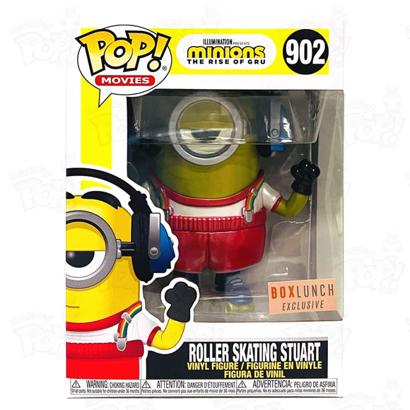 Minions Roller Skating Stuart (#902) Metallic Box Lunch Funko Pop Vinyl