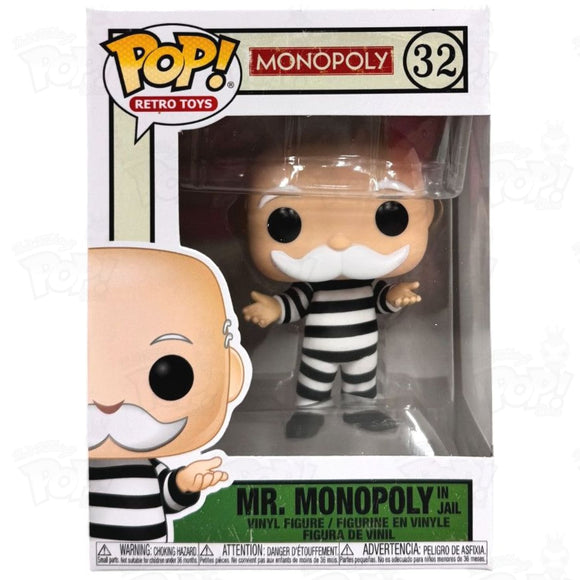 Monopoly Mr. Monoploy In Jail (#32) Funko Pop Vinyl