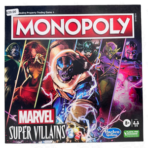 Monopoly Super Villians Edition Board Game Boardgames