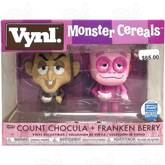 Monster Cereals Count Chocula & Franken Berry Vynl Funko Limited Edition Loot