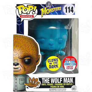 Monsters Wolf Man Gitd (#114) Nycc 2016 Funko Pop Vinyl