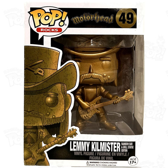 Motorhead Lemmy Kilmister (#49) Gold Funko Pop Vinyl