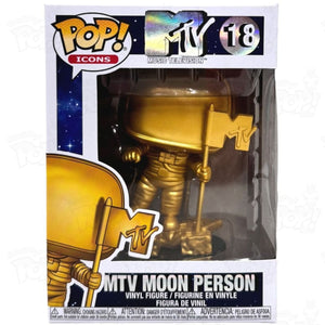 Mtv Moon Person (#18) Gold Funko Pop Vinyl