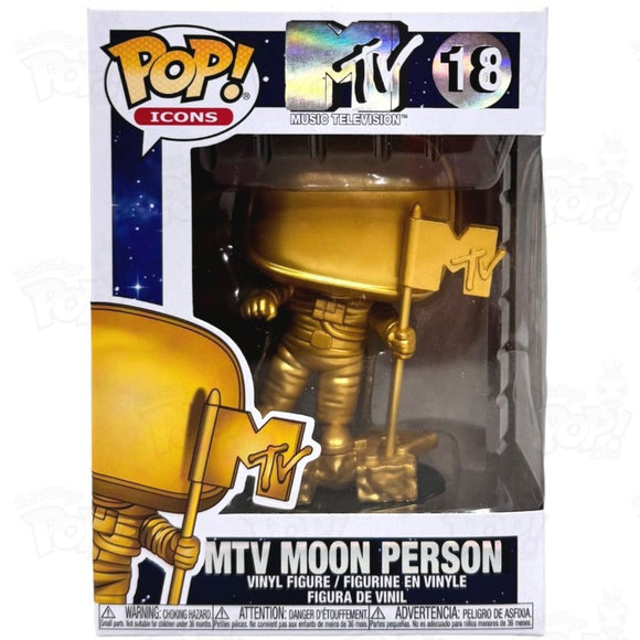 Mtv Moon Person (#18) Gold Funko Pop Vinyl