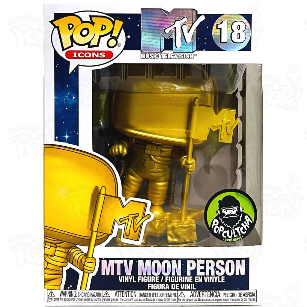 MTV Moon Person (#18) Gold Popcultcha