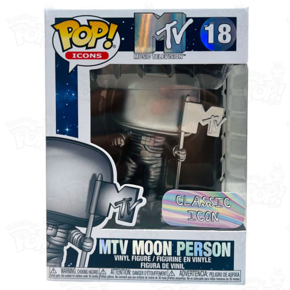 MTV Moon Person (#18) Silver Funko Pop Vinyl
