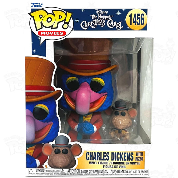 Muppets Christmas Carol Charles Dickens With Rizzo (#1456) Funko Pop Vinyl