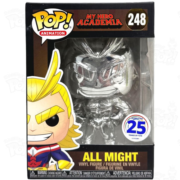 Pop 248 My Hero Academia All Might (#248) Chrome Funko Pop Vinyl