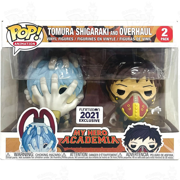 Signed Tomura Shigaraki and Overhaul 2-pack top Funko Pop!