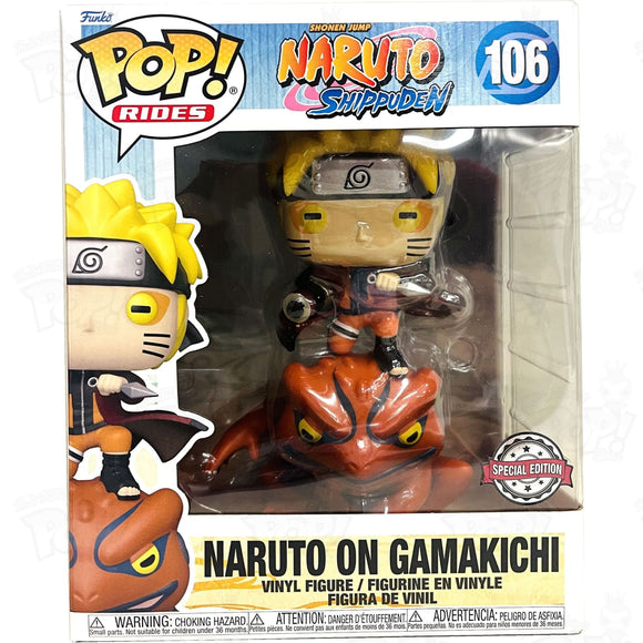 Naruto Shippuden On Gamakichi (#106) Special Edition [Damaged] Funko Pop Vinyl