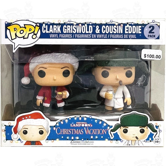 National Lampoons Christmas Vacation Clark Griswold & Cousin Eddie (2-Pack) Funko Pop Vinyl