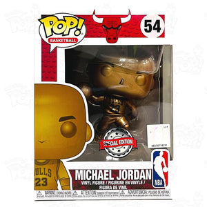 Nba Chicago Bulls Michael Jordan (#54) Bronze Funko Pop Vinyl