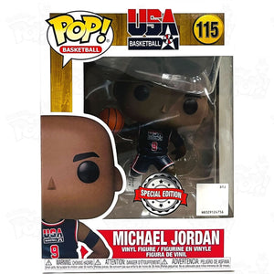 Nba: Legends Michael Jordan 92 Usa Navy (#115) Funko Pop Vinyl