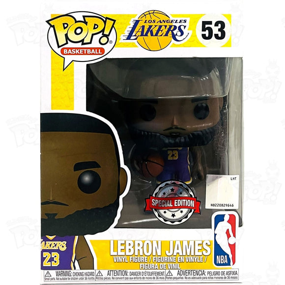 NBA: Los Angeles Lakers Lebron James (#53) Purple Funko Pop Vinyl