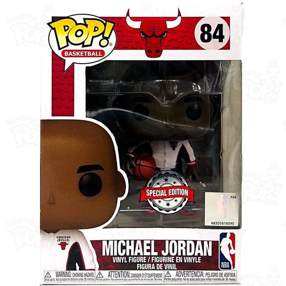 NBA: Michael Jordan (#84) White Warm Up Funko Pop Vinyl