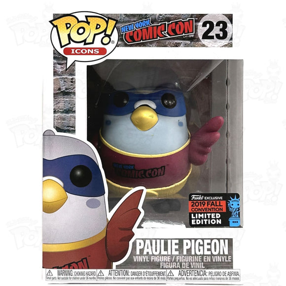 New York Comic-Con Paulie Pigeon (#23) Fall Convention 2019 Red Funko Pop Vinyl