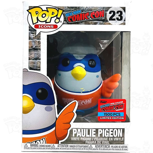 New York Comic-Con Paulie Pigeon (#23) Fall Convention 2020 1500 Pieces Funko Pop Vinyl