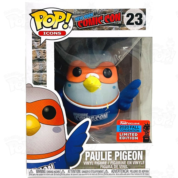 New York Comic-Con Paulie Pigeon (#23) Fall Convention 2020 Funko Pop Vinyl
