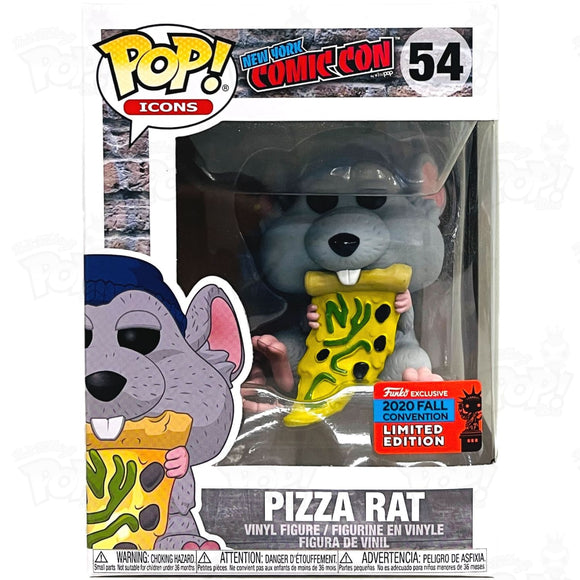 New York Comic-Con Pizza Rat (#54) Fall Convention 2020 Funko Pop Vinyl