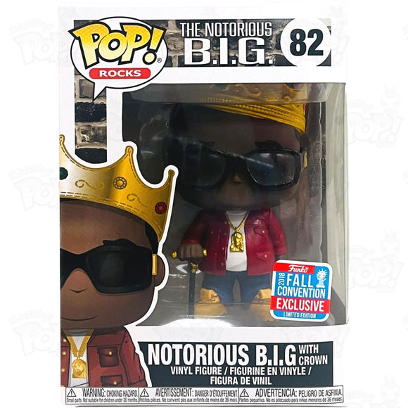 Notorious B.i.g. With Crown (#82) 2018 Fall Convention Funko Pop Vinyl