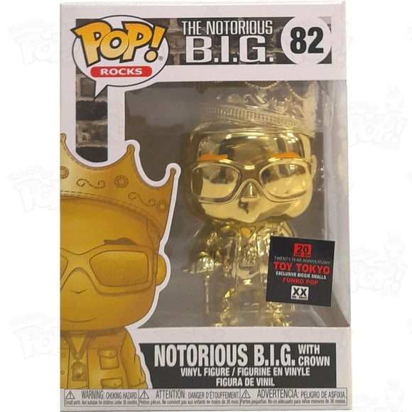 Notorious B.i.g. With Crown (#82) Gold Hot Topic Funko Pop Vinyl