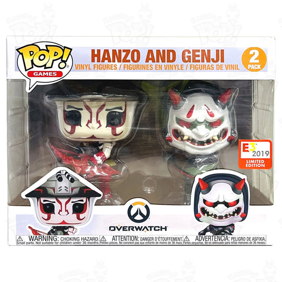 Overwatch Hanzo And Genjo 2019 E3 2-Pack Funko Pop Vinyl