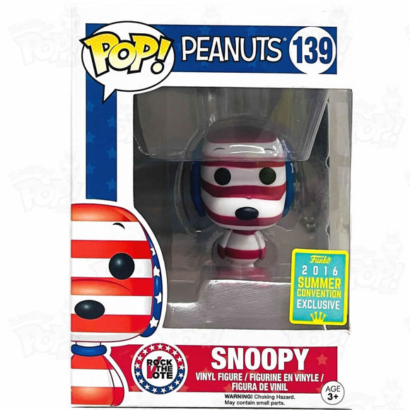 Peanuts Snoopy (#139) 2016 Summer Convention Funko Pop Vinyl