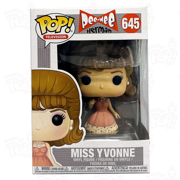 Pee-Wee Herman Miss Yvonne - That Funking Pop Store!