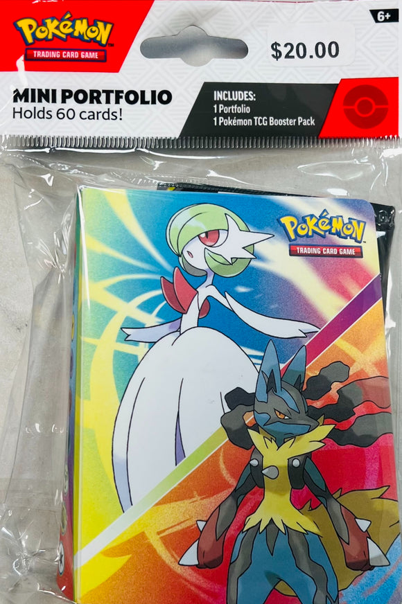 pokémon trading card game mini portfolio with booster Pokemon TCG Mega Evolution Mini Portfolio