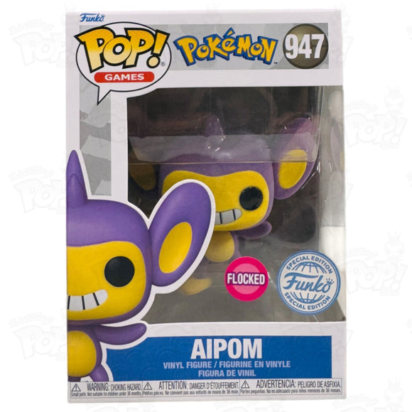 Pokemon Aipom (#947) Flocked Funko Pop Vinyl